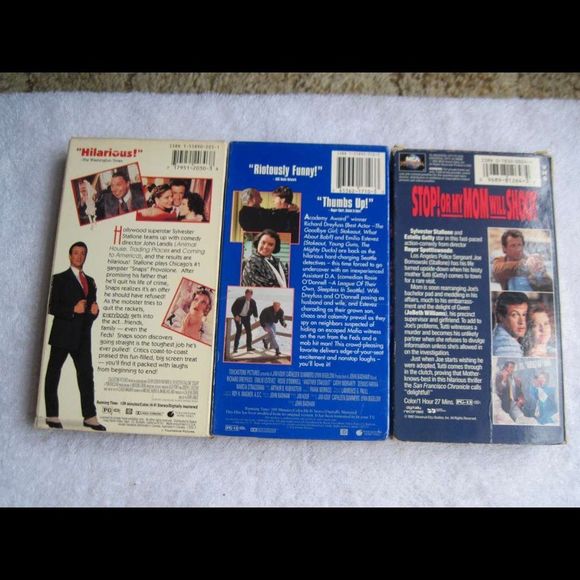 Oscar Another Stakeout Stop! Or My Mom Will Shoot VHS Cassette Tape Bundle $3 - Picture 2 of 12